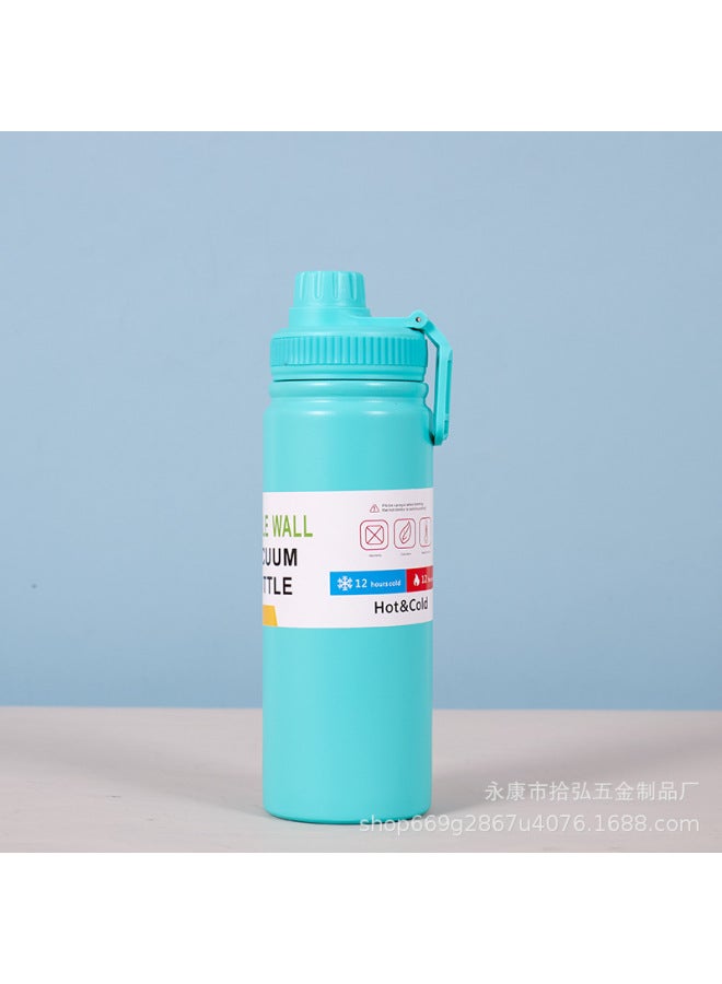 Emerald Double-layer Portable Space Kettle 304 Stainless Steel Vacuum Insulated Cup Large Capacity Outdoor Direct Drinking Sports Kettle