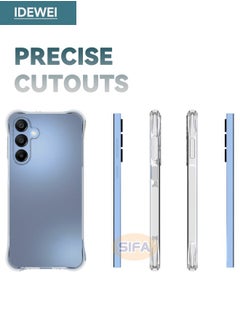 IDEWEI Samsung Galaxy A16 Case, Designed for Samsung A16 5G/4G Case with Four Corner Anti-Fall Airbags, Slim Flexible TPU Rubber Soft Silicone Anti Slip Case Cover Fit for Samsung Galaxy A16 (Clear)  - Image 4