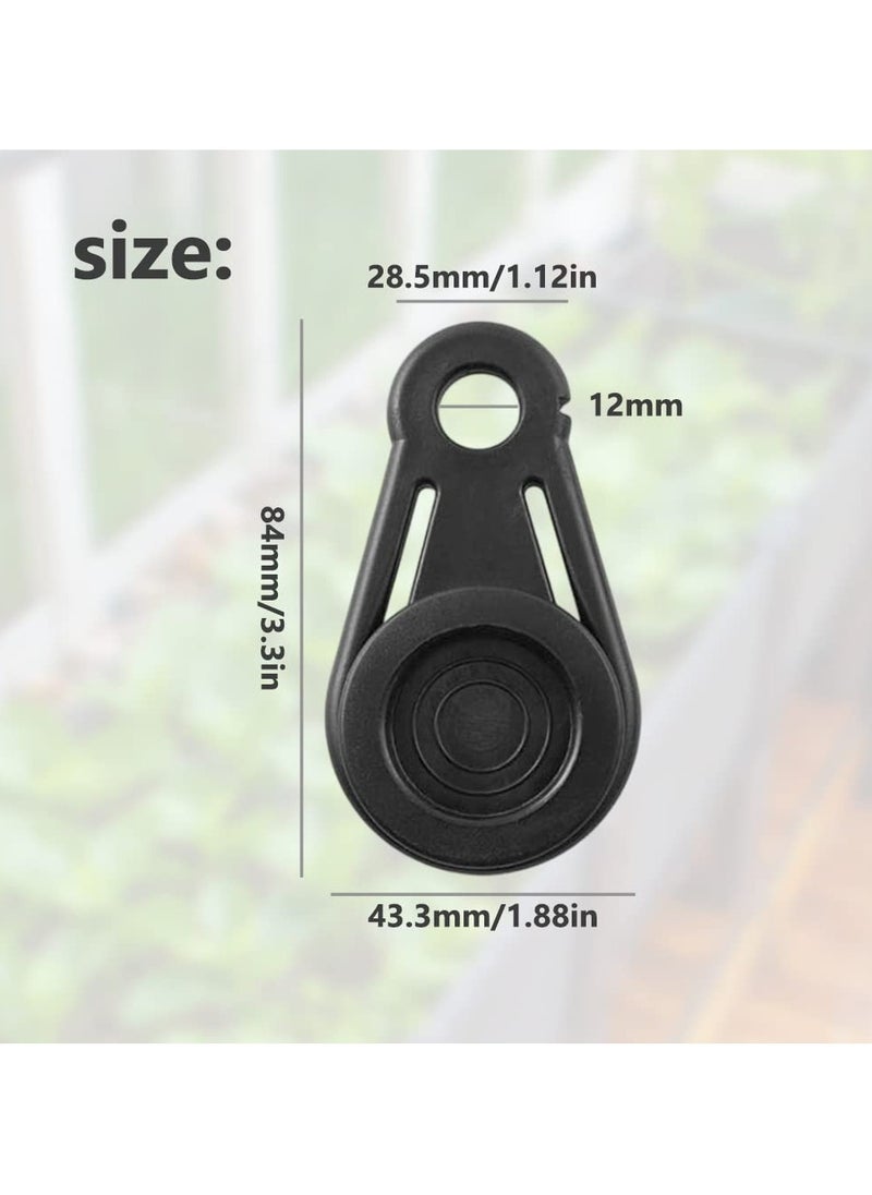 SYOSI - 20 Pcs Shade Cloth Plastic Clips, Shade Cloth Fix Clamp Plastic Clamp For Fix Tarp Fence Sun Shade Net, Anti Bird Net Garden Net - Image 1