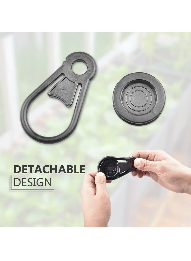 SYOSI - 20 Pcs Shade Cloth Plastic Clips, Shade Cloth Fix Clamp Plastic Clamp For Fix Tarp Fence Sun Shade Net, Anti Bird Net Garden Net - Image 1