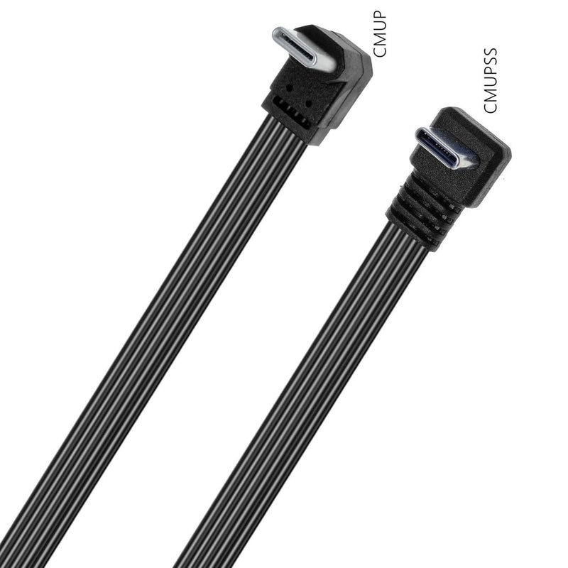 كابل شحن سريع من نوع USB C إلى كابل بزاوية 90 درجة للهواتف المحمولة وأجهزة الكمبيوتر المحمولة، من نوع Type to Type بزاوية - Image 3