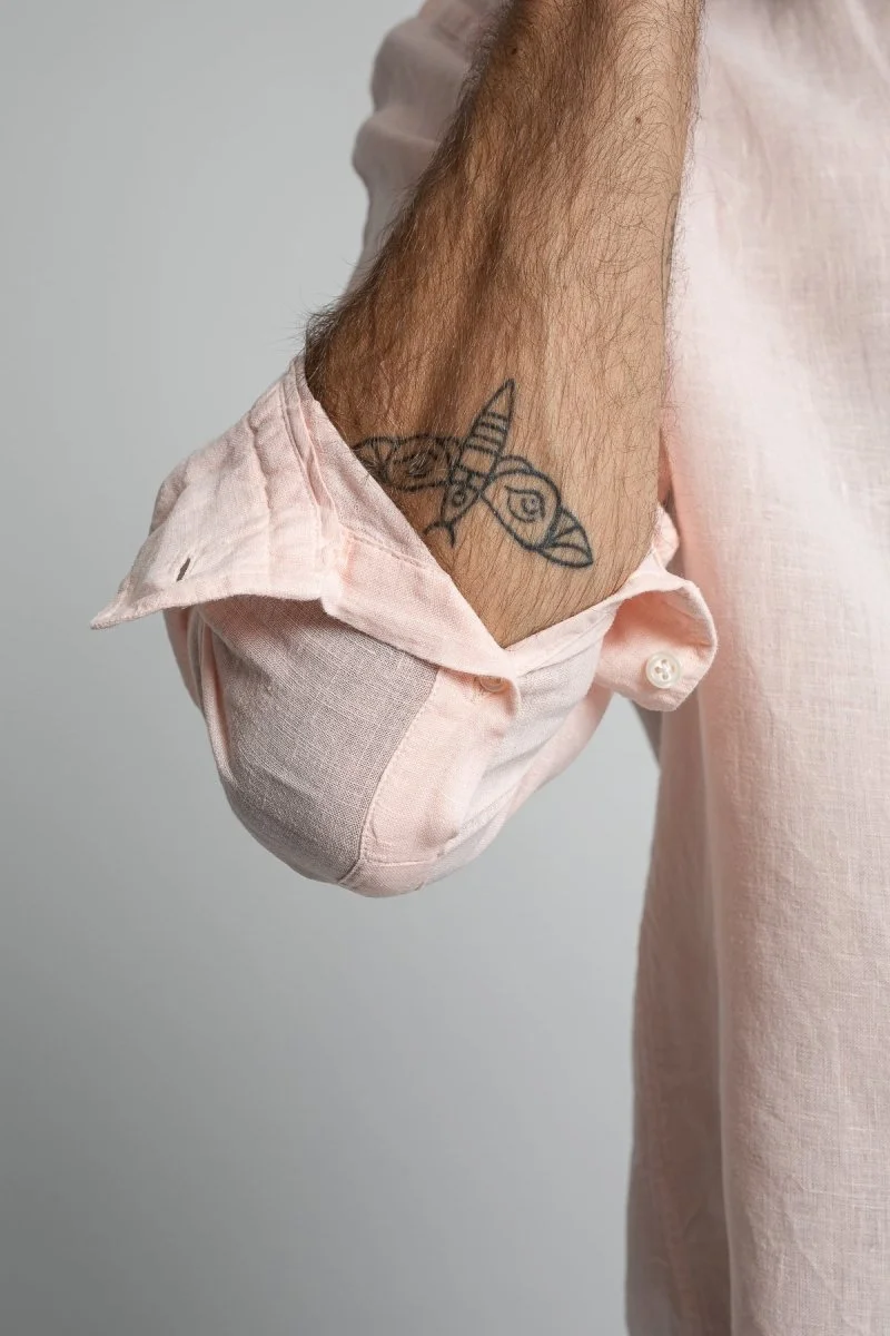 Jaqk Bali Linen Shirt - Pink