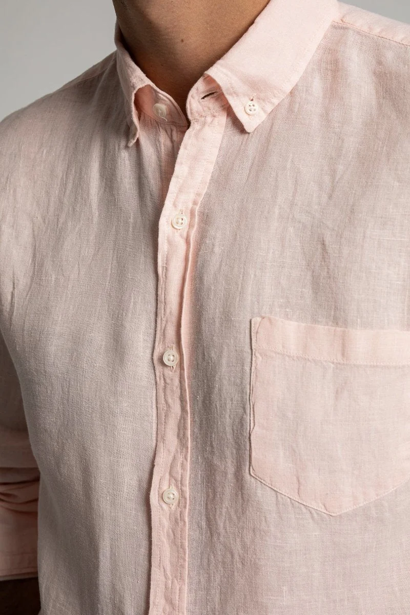 Jaqk Bali Linen Shirt - Pink