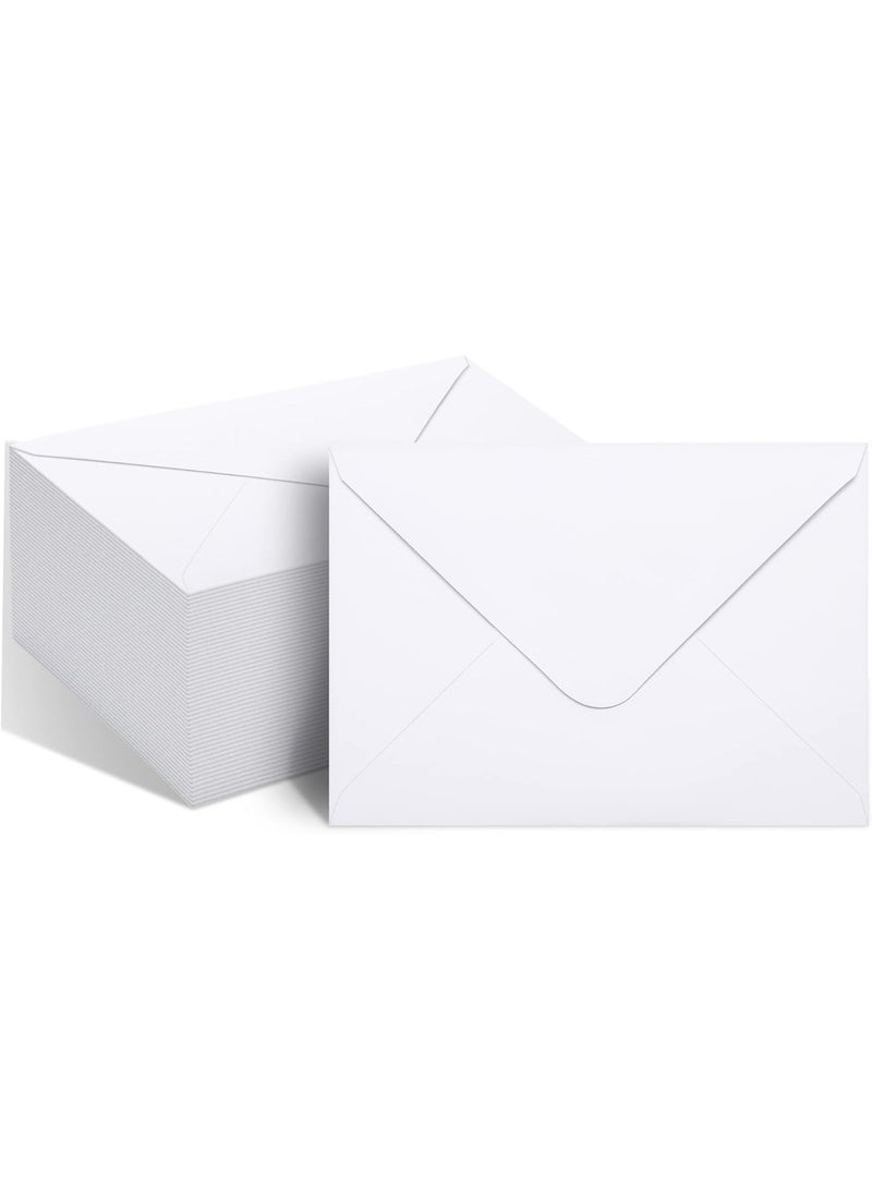 NIIMBOT 100 Pack White Envelopes for Invitation, 15.2×10.4cm Gift Card Envelopes Envelopes, Great for Graduation, Invitation, Baby Shower, Wedding and RSVP Cards (White) - Image 4