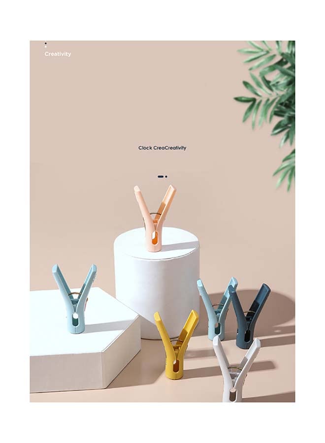 20 Pieces Clothes Drying Clips Set Multi Colour - Image 5