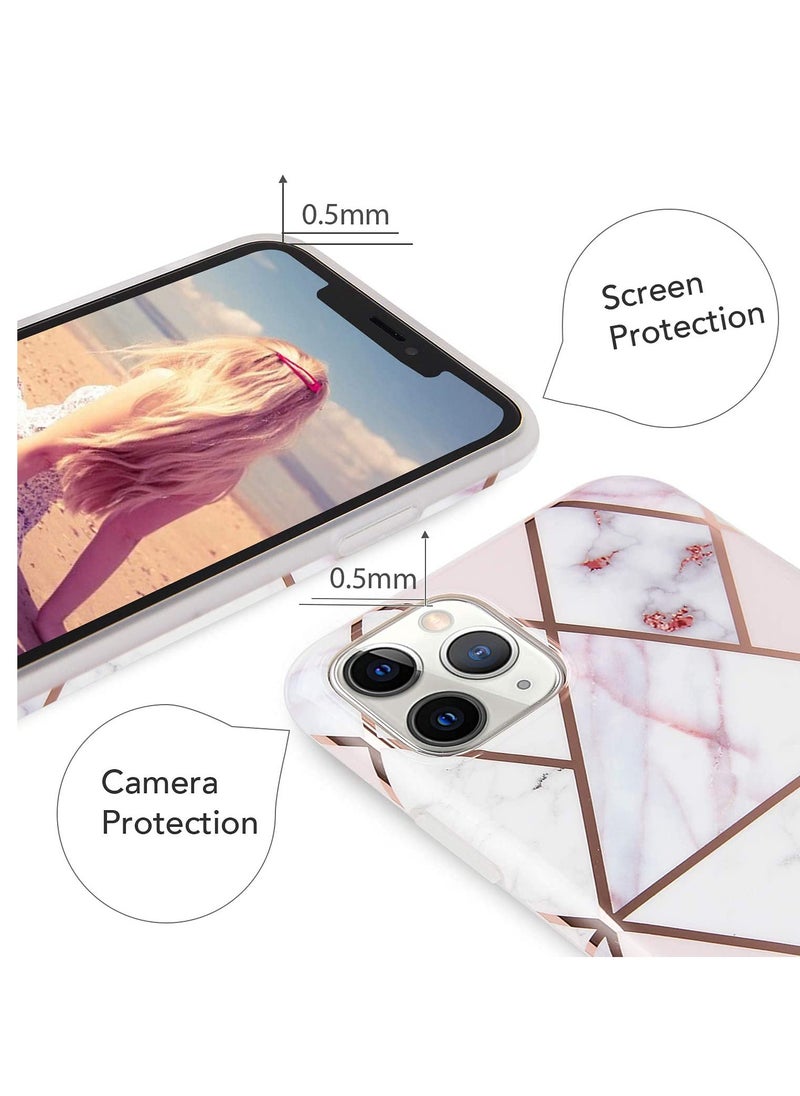 SYOSI - iPhone 11 Pro Case Marble, Slim Shiny Glitter Bling Flexible Soft TPU Case Shockproof Protective Case Cover for iPhone 11 pro 5.8 inch - Image 1
