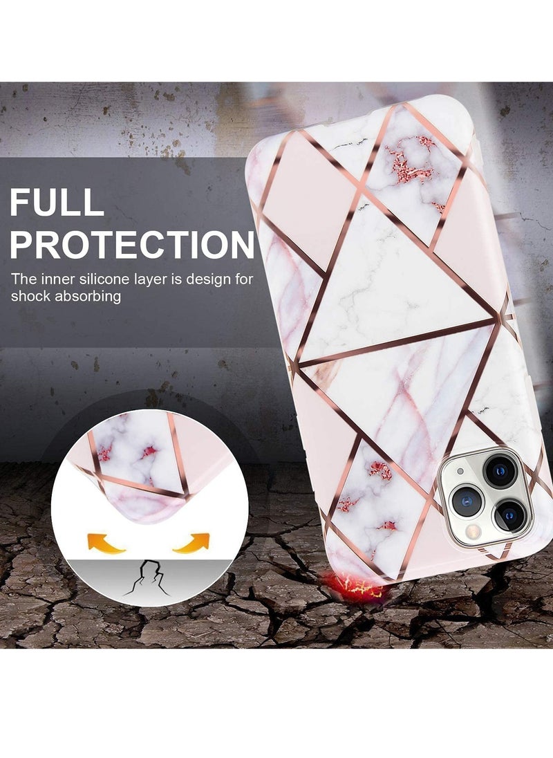 SYOSI - iPhone 11 Pro Case Marble, Slim Shiny Glitter Bling Flexible Soft TPU Case Shockproof Protective Case Cover for iPhone 11 pro 5.8 inch - Image 1