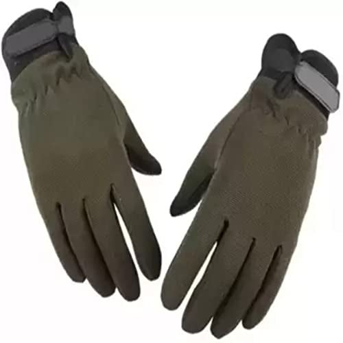 ZaySoo Cool Biker Motocross Stretchable Gloves Riding Gloves (Green) - Image 2