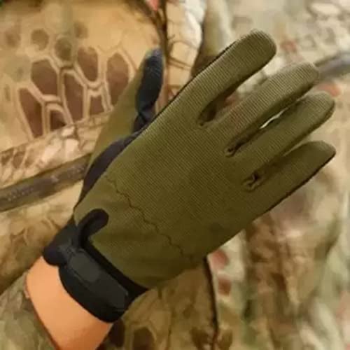 ZaySoo Cool Biker Motocross Stretchable Gloves Riding Gloves (Green) - Image 3