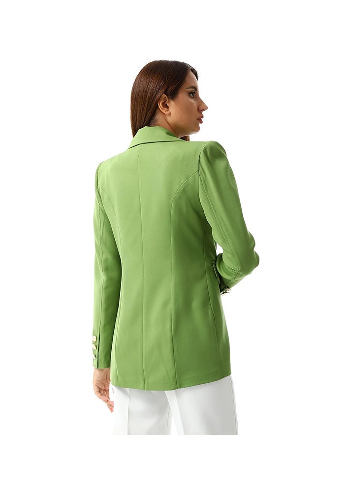 long sleeve Pocket Cap Long blazer- Green - pzsku/ZADC23E3025B1680E9017Z/45/_/1737282106/8dc623a3-156c-4a36-b266-74b06bb1d029