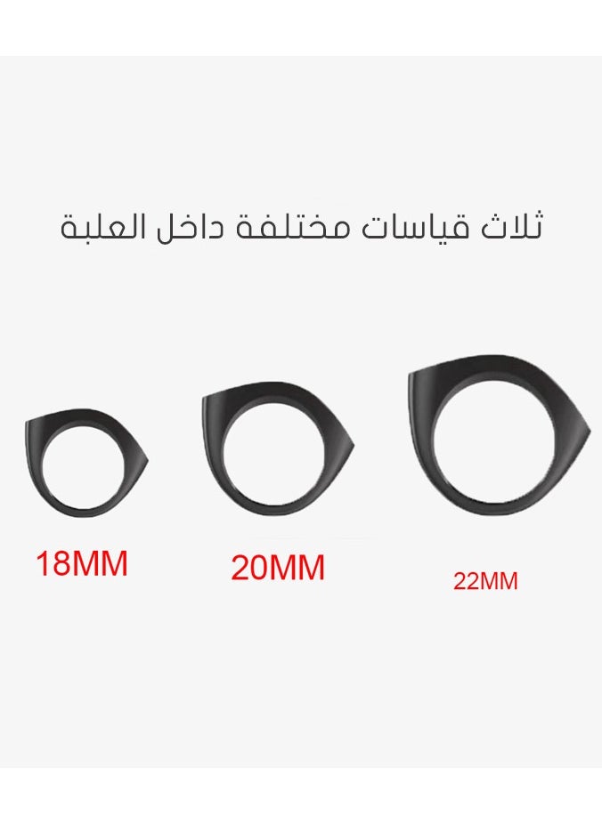 Generic Zad Smart Digital Ring (Pink) for Dhikr and Prayer Reminders with Mobile App - Three Sizes Included  - Image 2