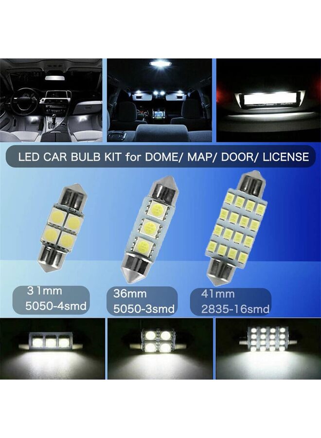Generic 70 Pieces LED Car Bulb Kit Interior Car Lights LED Dome Light LED Bulbs Replacement Festoon Bulbs for Car Map Dome Trunk Cargo Door Courtesy License Plate Light  - Image 3