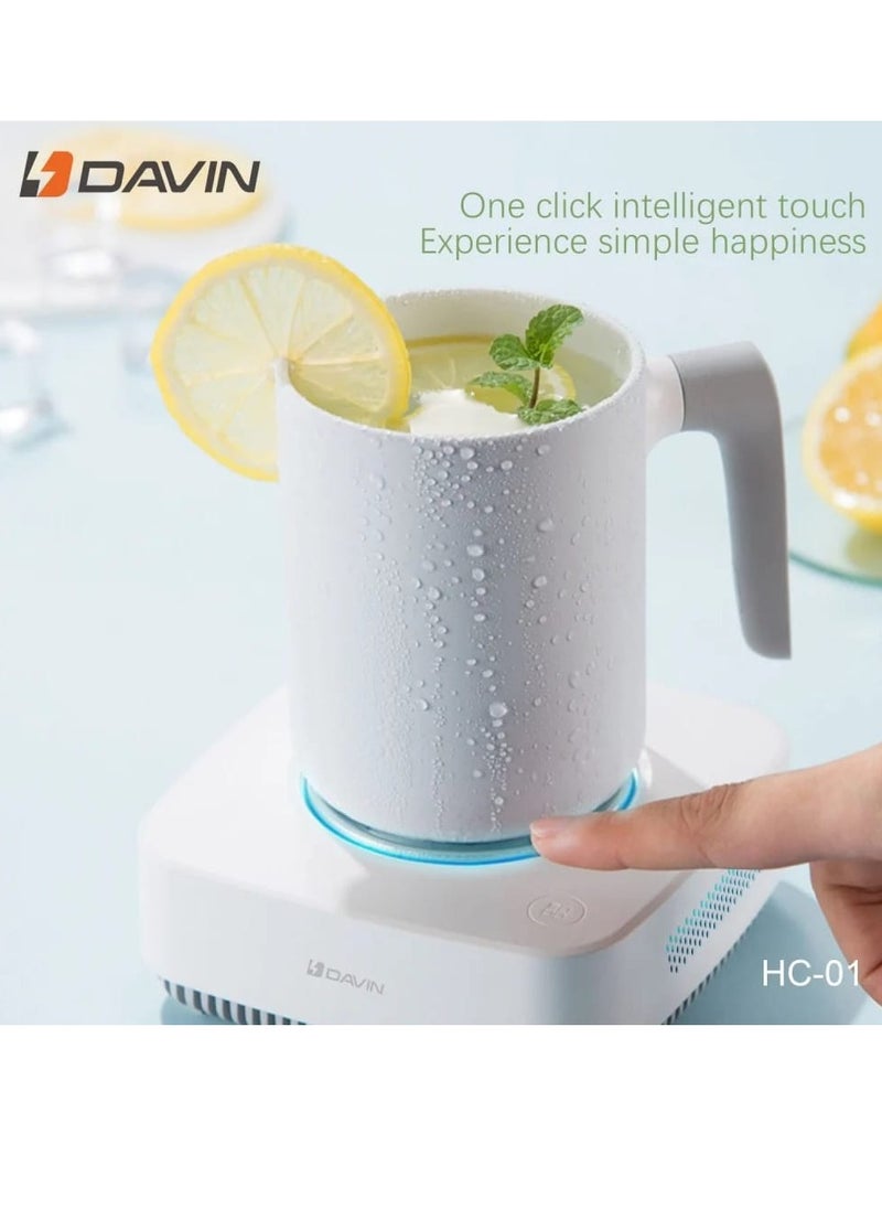 Davin Smart Heating and Cooling Cup for Heating and Cooling Drinks with LED Screen to Display The Temperature  - Image 3