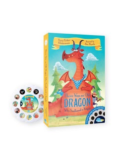 Moonlite Storytime There Was An Old Dragon Who Swallowed A Knight Storybook Reel, A Magical Way To Read Together, Digital Story For Projector, Fun Sound Effects, Learning Gifts, Kids Ages 1 And Up  - Image 1