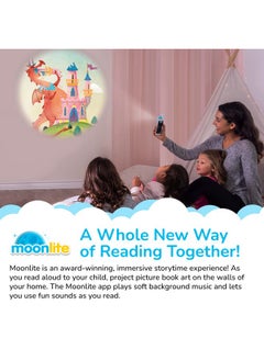 Moonlite Storytime There Was An Old Dragon Who Swallowed A Knight Storybook Reel, A Magical Way To Read Together, Digital Story For Projector, Fun Sound Effects, Learning Gifts, Kids Ages 1 And Up  - Image 2