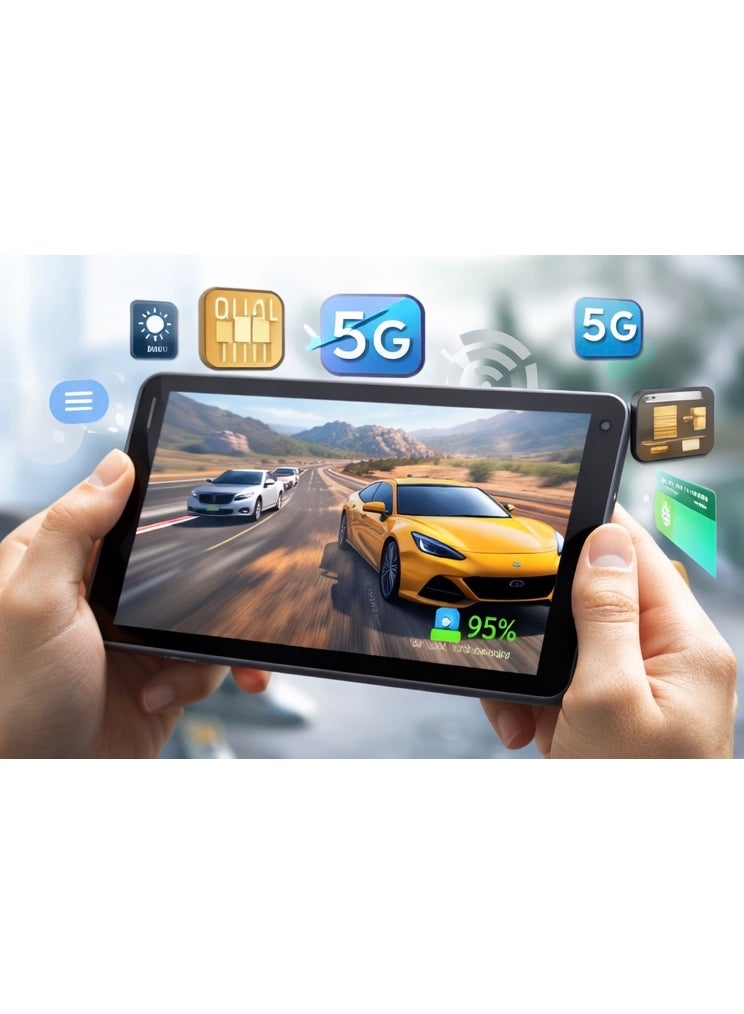 Bestrio S7 7-Inch Android Tablet | 8GB RAM 256GB Storage | Octa-Core Processor | Dual SIM | 5G Network | Keyboard & Accessories Included - Image 4