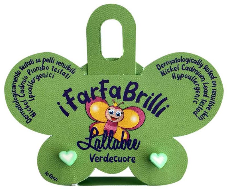 LALLABEE KIDS EARRINGS VERDECUORE IN FIMO