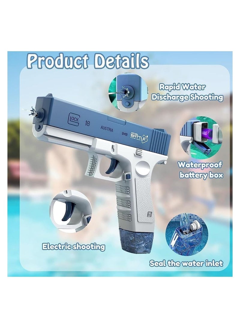 Y&D Electric Water Gun Toy, 32ft Guns with Expansion, Automatic for Adults & Kids, Squirt Kids Swimming Pool Beach Outdoor Party Games - Image 5