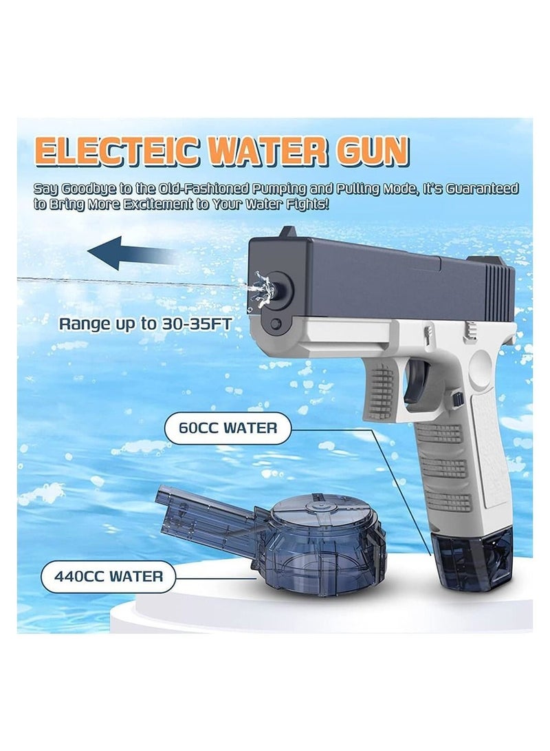 Y&D Electric Water Gun Toy, 32ft Guns with Expansion, Automatic for Adults & Kids, Squirt Kids Swimming Pool Beach Outdoor Party Games - Image 2