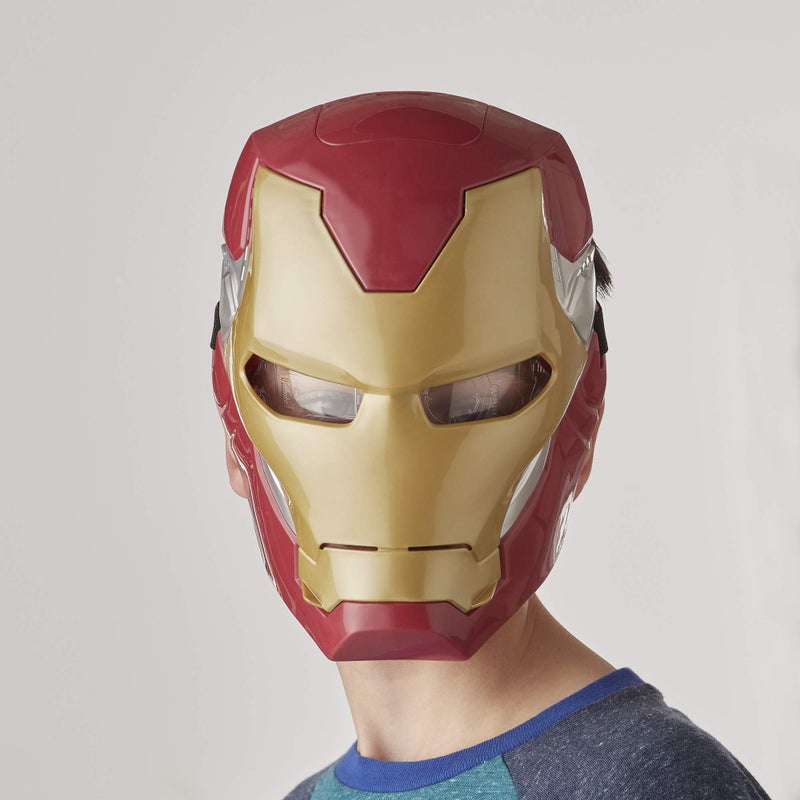 MARVEL Avengers Marvel Iron Man Flip FX Mask with Flip-Activated Light Effects for Costume and Role-Play Dress Up Brown/a - Image 4