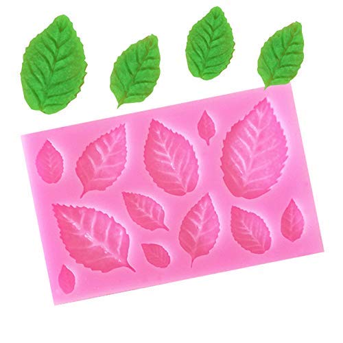 TUKE A Variety of Leaves Maple Leaf Resin Molds Silicone Mold for Fondant Cake Decoration Tools DIY Chocolate Kitchen Baking Small Size 3.72'' (E) - Image 2