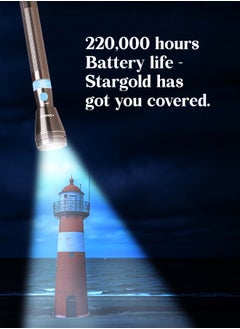 Stargold 3 in 1 Rechargeable LED Flashlight Cree LED Aluminium Body Shock Resistance  - Image 5