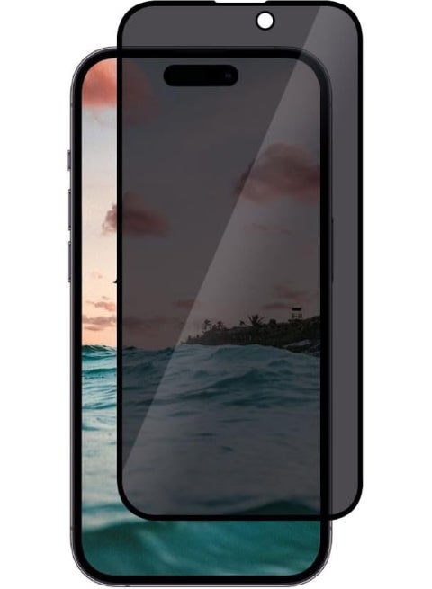 iPhone 15 Privacy Screen Protector Anti-Spy Tempered Glass Film 9H Hardness Scratch Resistant Bubble Free Anti Spy Tempered Glass