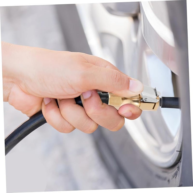 Self Locking Air Chuck Valve For Car Tire Inflator Brass Material - Image 4