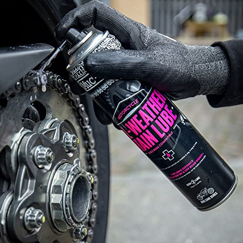 Muc Off All-Weather Motorcycle Chain Lube, 400 Milliliters - Premium Motorbike Chain Lubricant Spray - Formulated for All Weather Conditions - Image 5