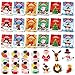 Capoda 18 Set Christmas DIY Craft Kit Christmas Air Dry Clay Kit Snowman Santa Claus Making Craft DIY Modeling Clay for Xmas Winter Holiday School Exchange Gifts Party Art Activities Supplies - Image 2