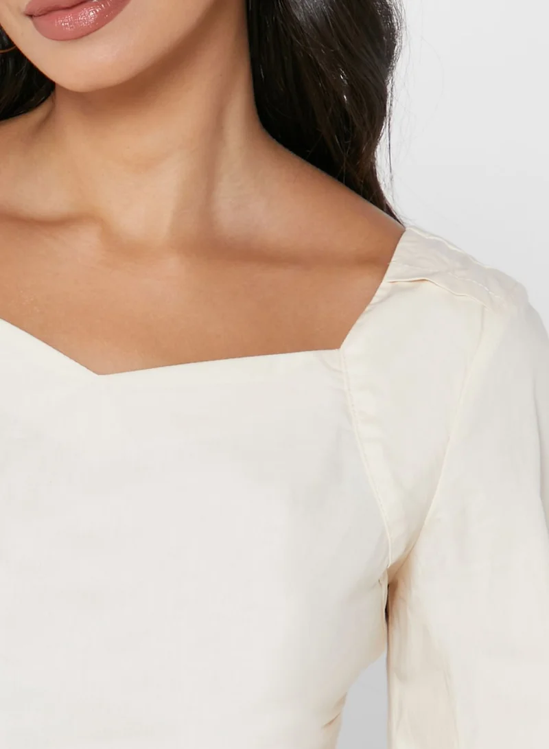 ELLA Waist Tie Detail Top