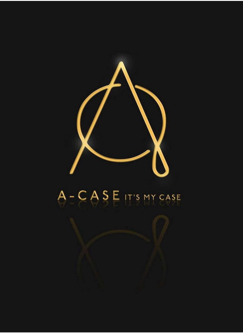 A-CASE - A-Case It's My Case AMUR Series, Genuine Leather Magnetic Case, MagSafe Compatible, Slim Fit & Camera Protection, for iPhone 16 Pro – Orange - Image 1