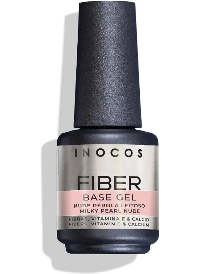 INOCOS Fiber Base Gel Milky Pearl Nude 15ml - Image 1