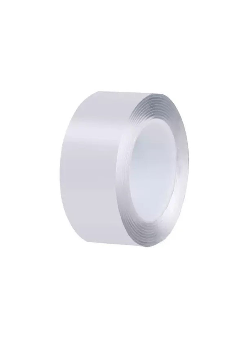 Double Sided Tape 1 Pack Heavy Duty, (30MM Width, Total 3Meter) Clear Adhesive Waterproof Removable Double Sided Mounting Tape for Carpet Fix, Home Office Wall Decor, DIY Crafts, Car Glass Decor - Image 1