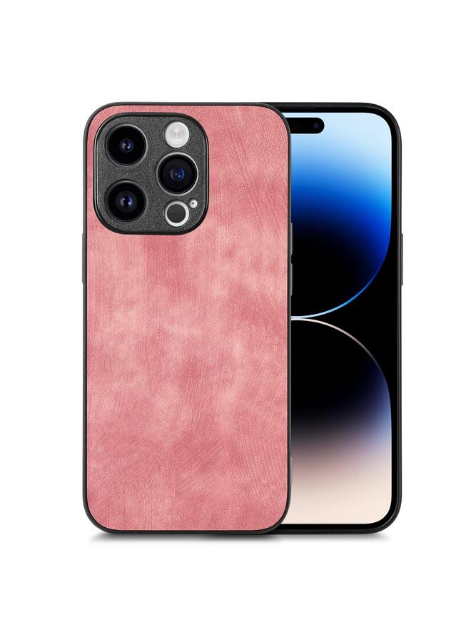 S-TOP Case For iPhone 14 Pro Max Vintage Leather PC Back Cover Phone Case - Image 1