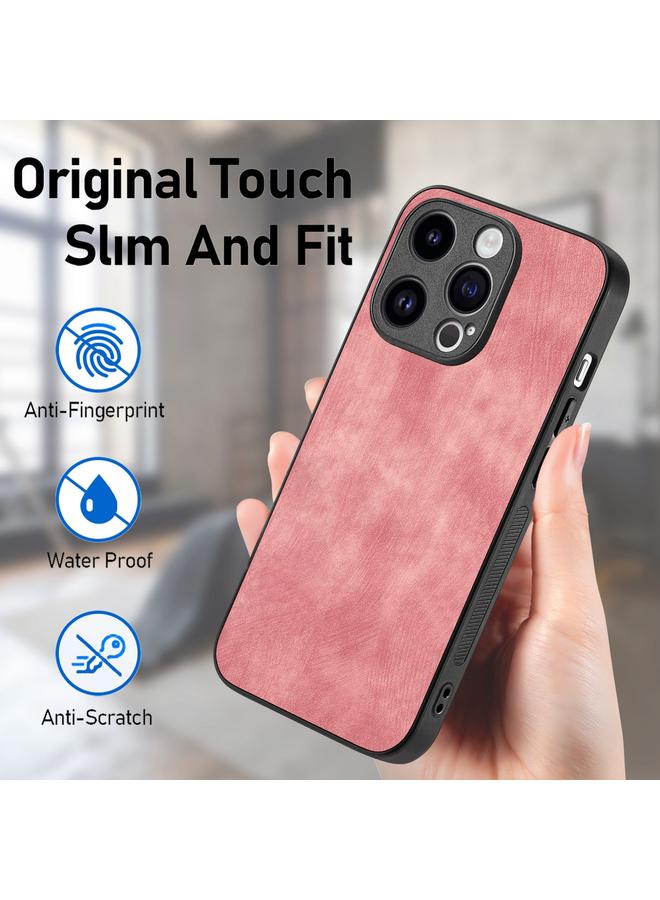 S-TOP Case For iPhone 14 Pro Max Vintage Leather PC Back Cover Phone Case - Image 5