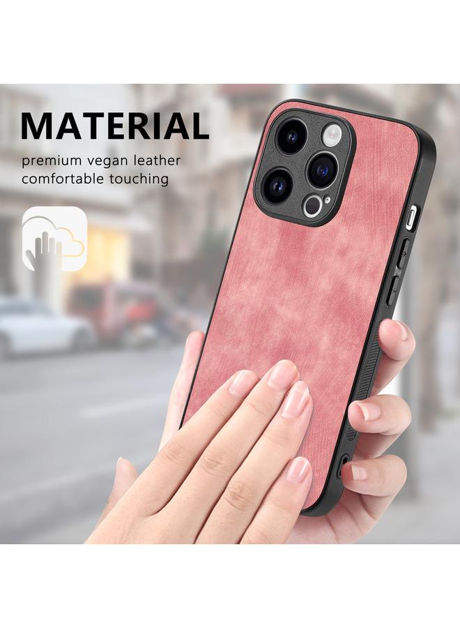 S-TOP Case For iPhone 14 Pro Max Vintage Leather PC Back Cover Phone Case - Image 4