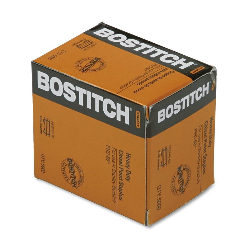Bostitch Office Heavy Duty Premium Staples for PHD60 and PHD60R 260 Sheets 5000 Per Box SB35PHD5M