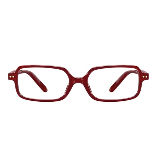TIJN Magnus Blue Light Blocking Glasses for Women Men,Square Cat Eye Frame Bluelight Glasses for Gaming/Computer/Screen,DR - Image 1