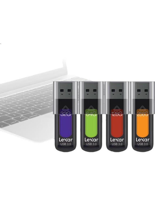 Lexar Lexar 256Gb Usb3.0 Flash Drive S57, Read Speed 150Mb/S, Stylish Slide Cover Design, Efficient Office Transfer, Includes Security Encryption Software - Image 2