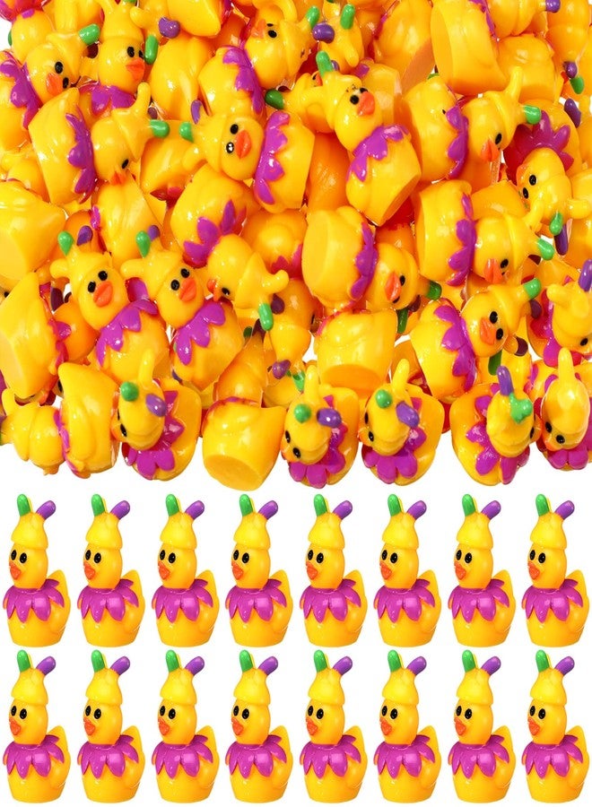 Soulchen 50 Pcs Christmas Micro Mini Resin Duck Carnival Miniature Figures Resin Tiny Ducks Charms for Landscape Aquarium Garden Dollhouse Ornament DIY Decoration for Party Supplies - Image 1