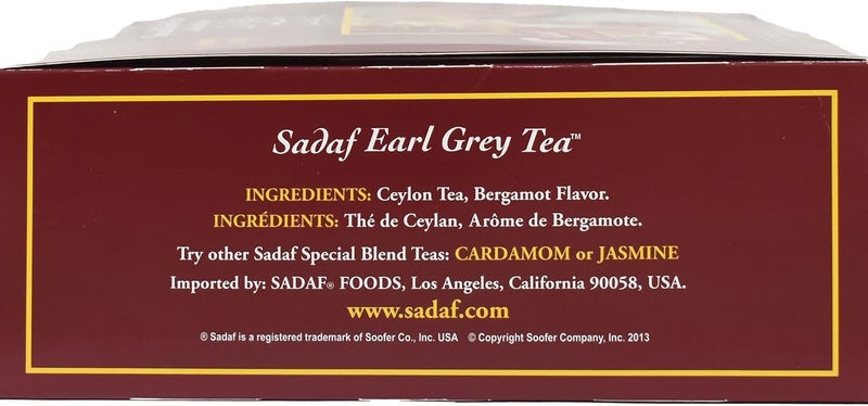 Sadaf Earl Grey Special Blend Tea 16oz - Image 4