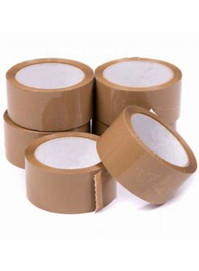 آدامكس شريط التغليف Brown BOPP 50YD - شريط لاصق شديد التحمل للتغليف وصناديق الختم - Image 3