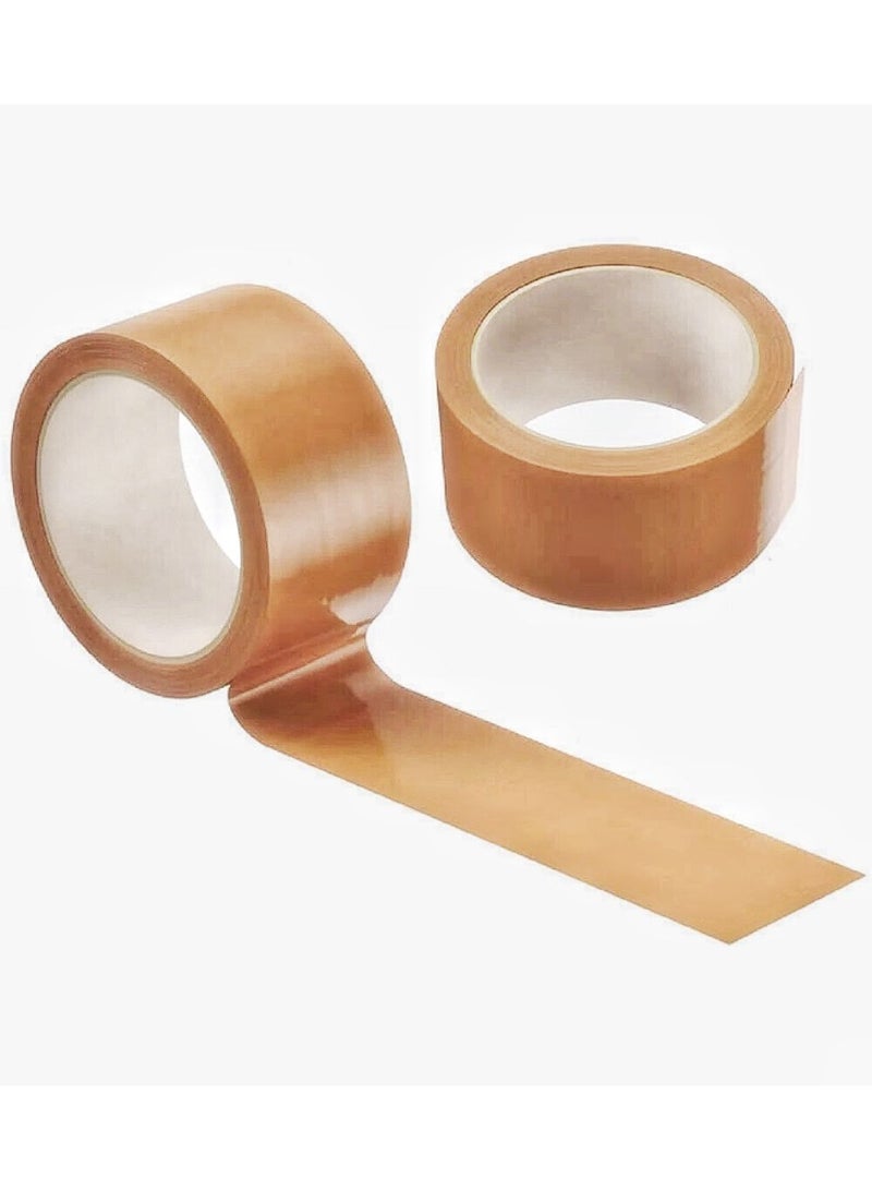 آدامكس شريط التغليف Brown BOPP 50YD - شريط لاصق شديد التحمل للتغليف وصناديق الختم - Image 4