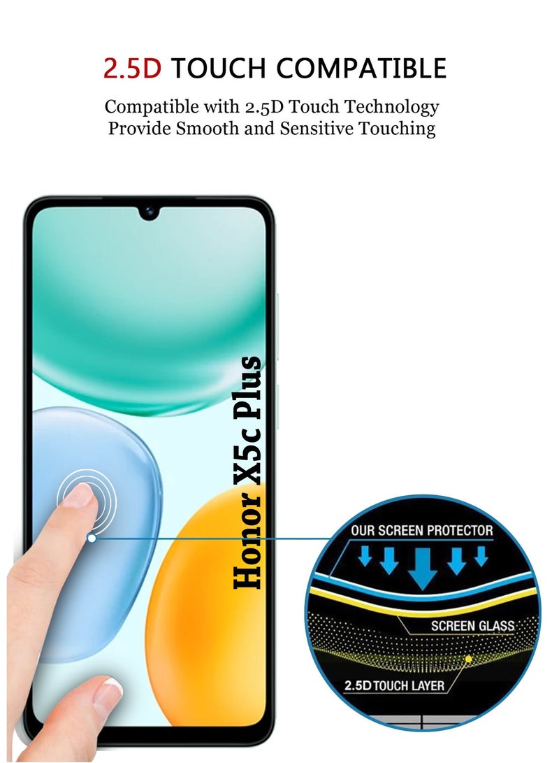 2 Pack Tempered Glass Screen Protector For Honor X5c & X5c Plus - Image 5