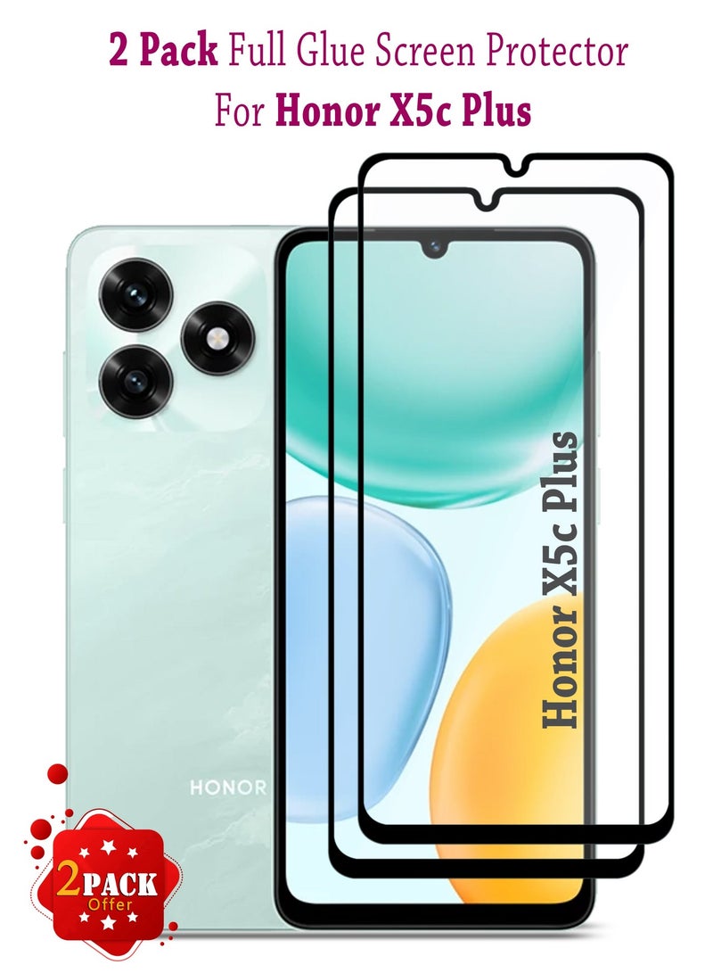 2 Pack Tempered Glass Screen Protector For Honor X5c & X5c Plus - Image 1