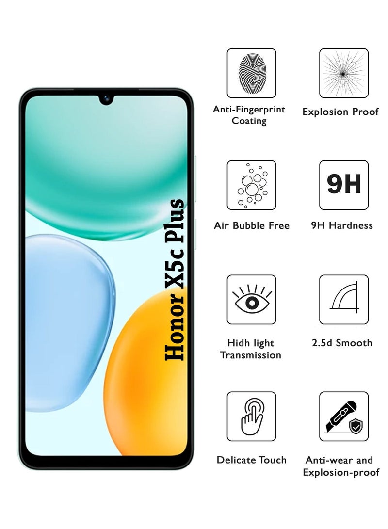 2 Pack Tempered Glass Screen Protector For Honor X5c & X5c Plus - Image 2
