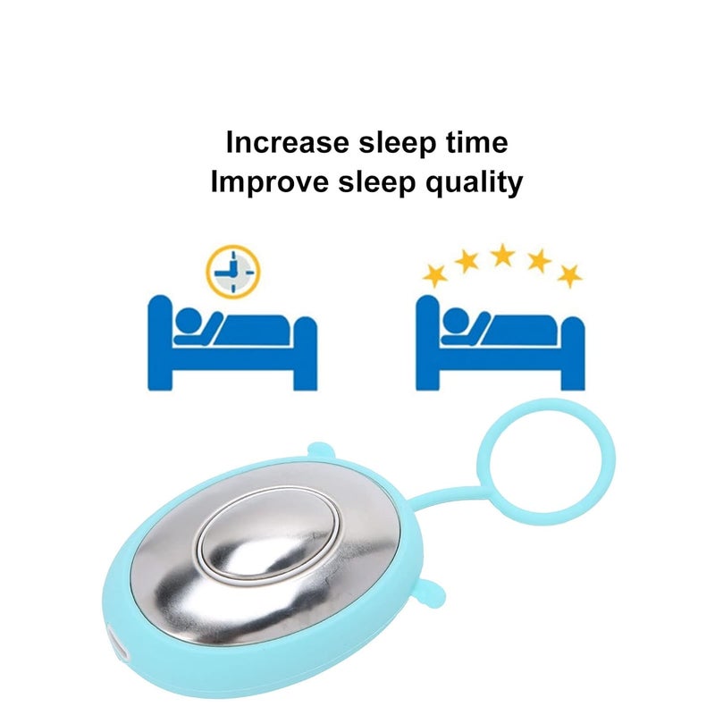 woobles Sleep Aid Device for Adults, Hand held Sleep Aid Machine Holding Sleep Aid Instrument for Night Anxiety Fast Sleep Instrument for Better Sleep Quality USB Charging blue - Image 5