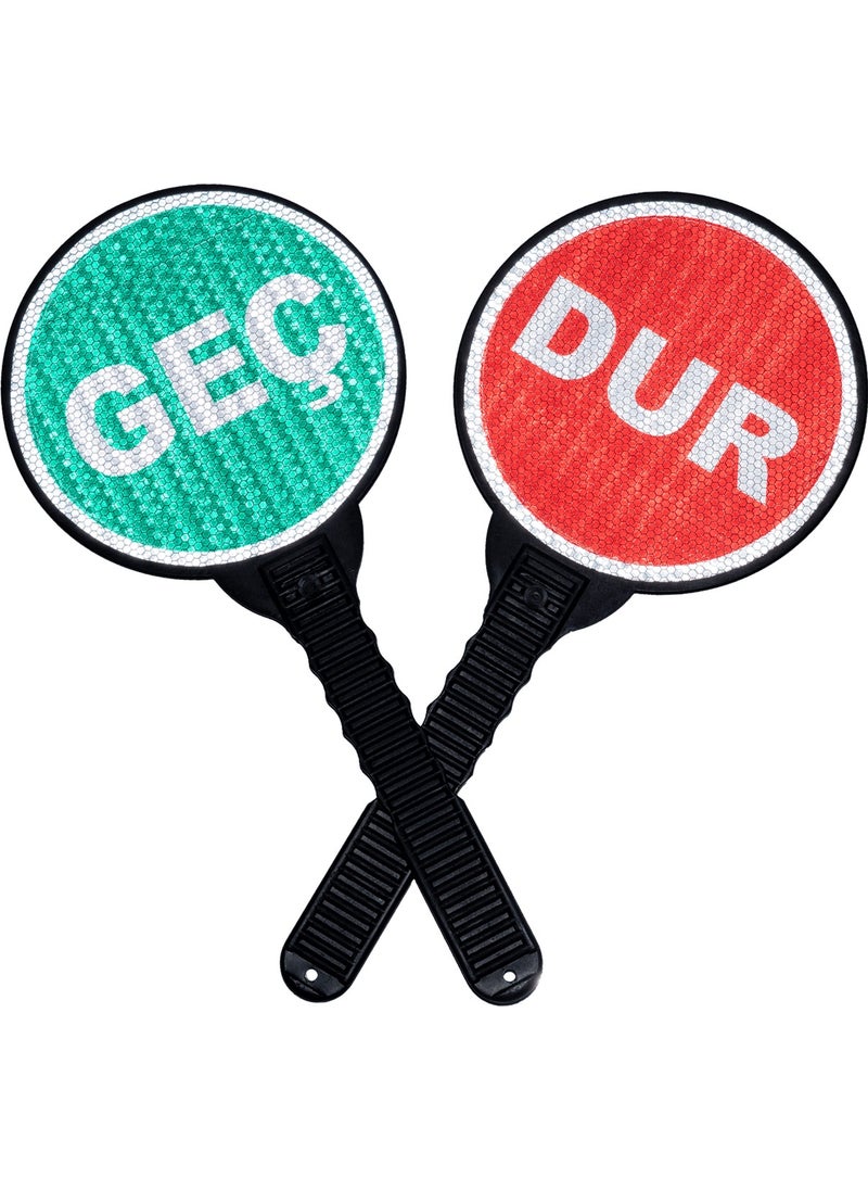 İş Koruma Work Protection Stop-Go Sign Hand Type High Performance Reflector 