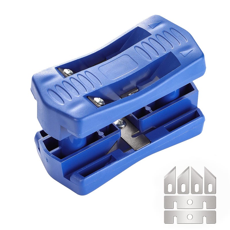 NewShark Edge Banding Trimmer, Plastic PVC Plywood Melamine Wood Manual Edge Banding,Manual Trimming Woodworking Tool - Image 1